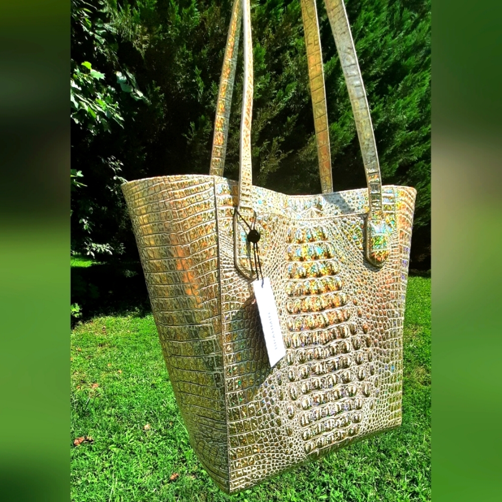 Brahmin Jayden Iridescent Hologram NWT